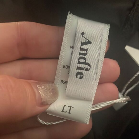 Andie Swim The Mykonos One Piece LT Swimsuit Black size L Tall NWT long torso - Picture 6 of 7